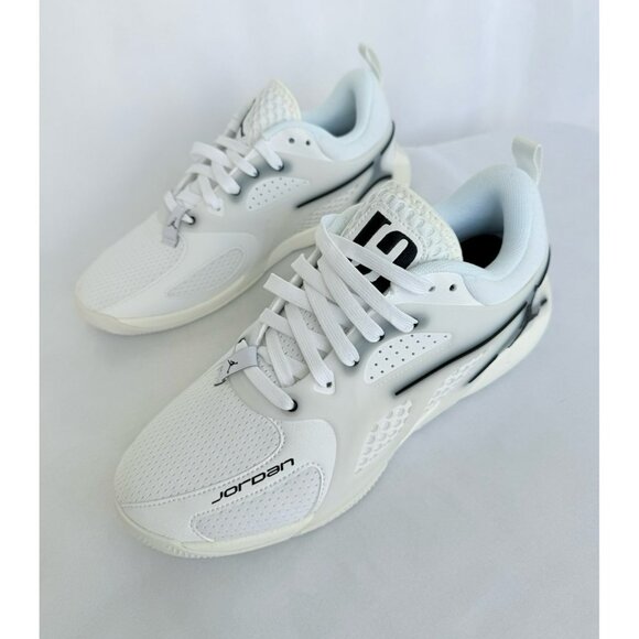 * 8.5 MEN'S NIKE JORDAN HEIR SERIES FZ2471-110 WHITE BLACK BASKETBALL - Picture 3 of 8